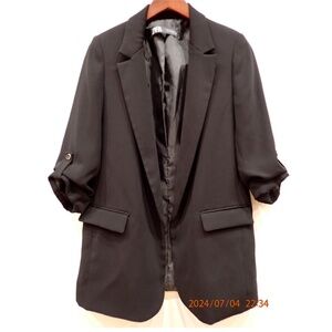 Zara, Black, Blazer
